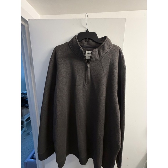 Sonoma Goods For Life Other - Sonoma Mens 3XB Sweater Fleece Quarter Zip Pullover Charcoal Gray New